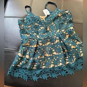 BNWT City Chic lace peplum